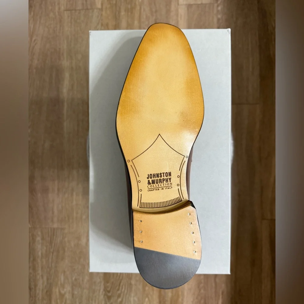 Parkes Leather Bit Loafers by Johnston & Murphy (Italian-made) - Picture 4 of 8